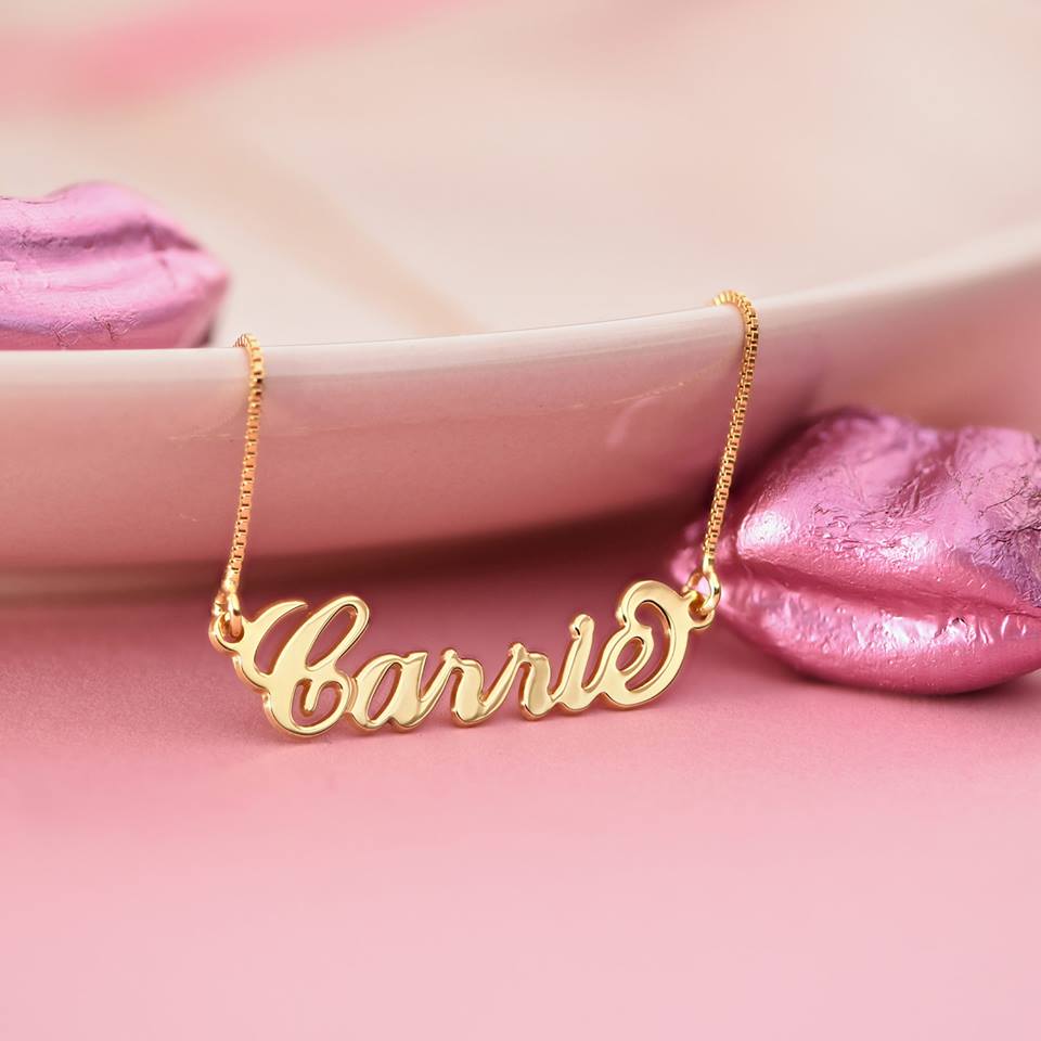 Personalized Carrie Name Necklace